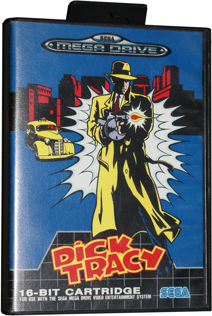 I - Dick Tracy Mega Drive (800x1172), Png Download