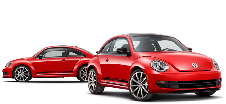 Volkswagen - Volkswagen Beetle Red Png (822x369), Png Download