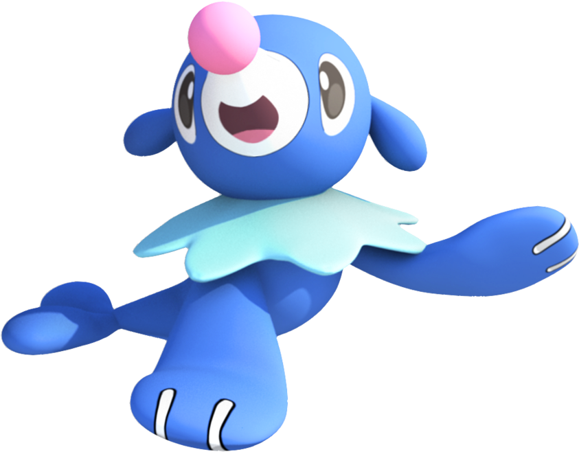 Water Starter By Estefanoida On Deviantart - Water Pokemon 3d Png (1024x746), Png Download