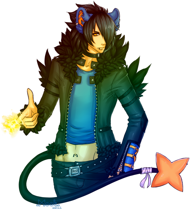 Luxray - Luxray As Humans (675x732), Png Download