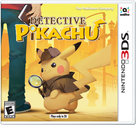 Detective Pikachu Box Art - Detective Pikachu Nintendo 3ds (640x480), Png Download