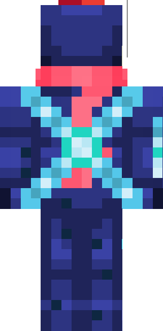 Ash Greninja Skin For Minecraft Pe (321x651), Png Download