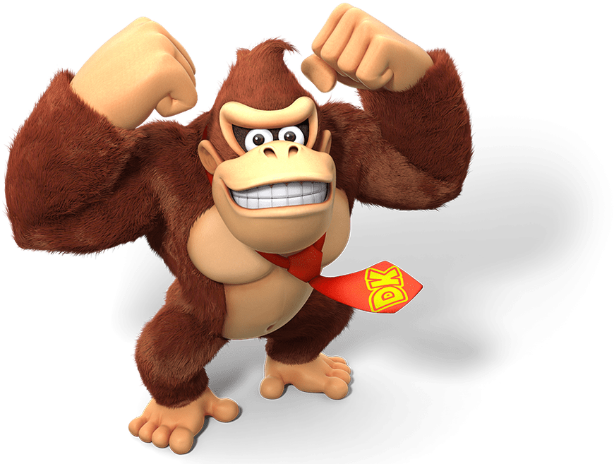 Donkey-muscles - Donkey Kong (736x570), Png Download