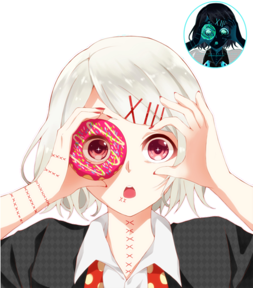 Tokyo Ghoul, Anime, And Tokyo Image - Tokyo Ghoul Juuzou Suzuya Png (500x584), Png Download