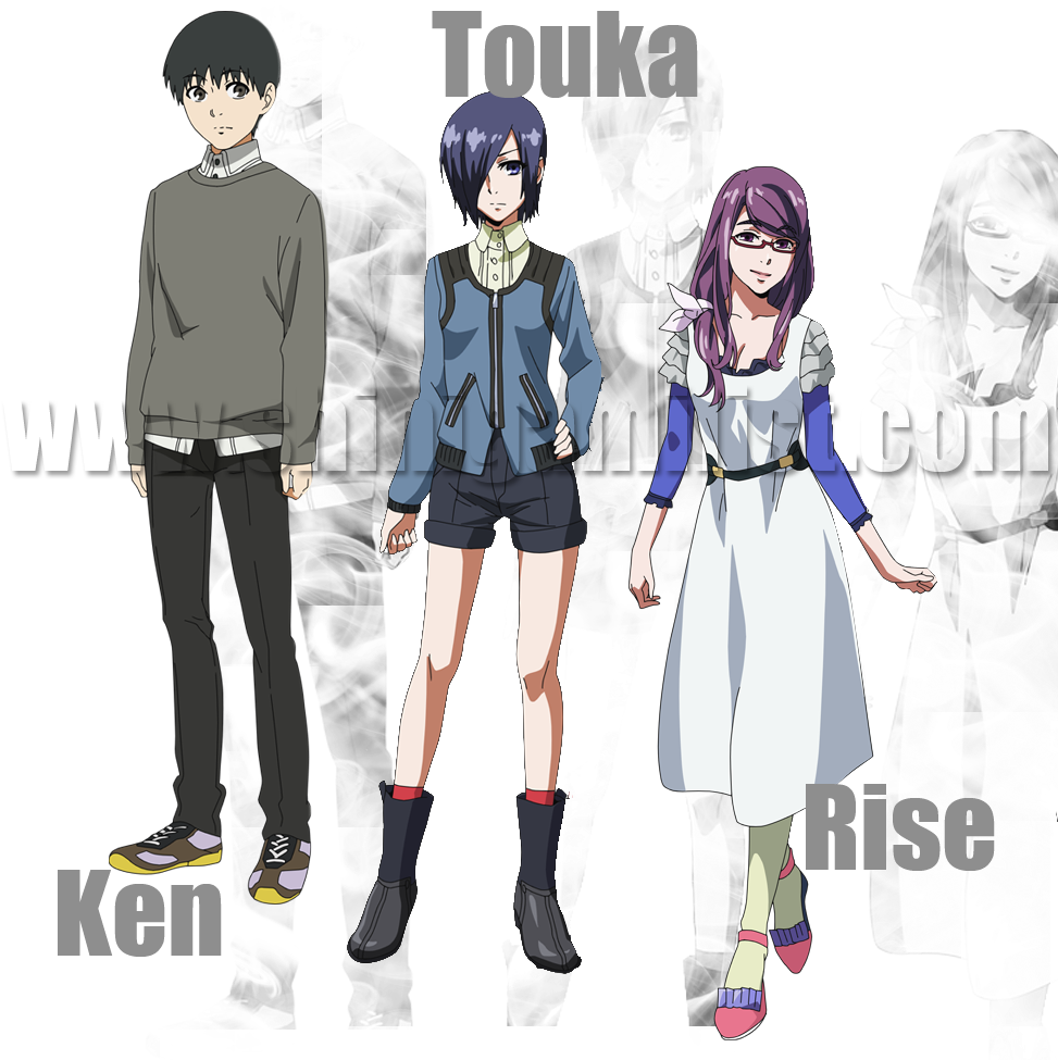 Summer Anime Season 2014 Preview Tokyo - Tokyo Ghoul Kirishima Touka Cosplay Wig (1000x1000), Png Download