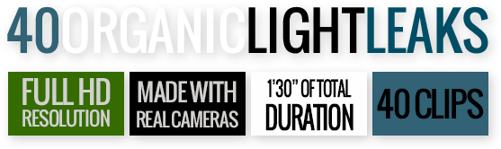 40 Organic Light Leaks After Effects Template - Parallel (636x196), Png Download