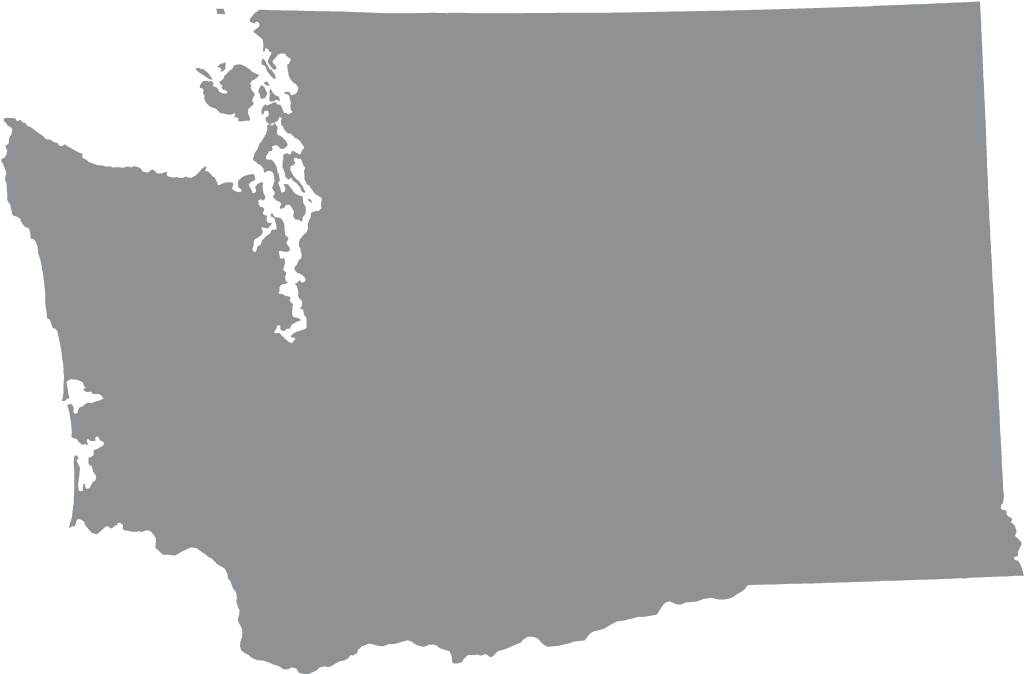 Washington - - Map Of Washington State (1029x1000), Png Download