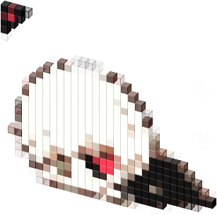 View Cursor On T-shirt - Cursor Tokyo Ghoul Png (330x418), Png Download