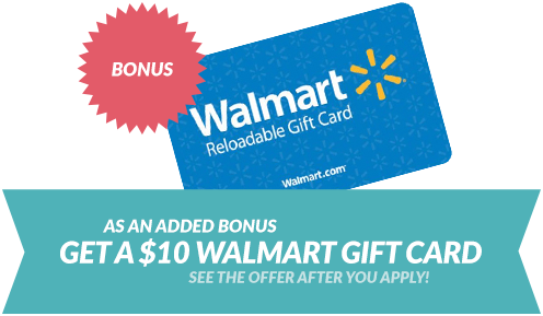 Share This Free Sample - Basic Blue Walmart Gift Card (496x289), Png Download