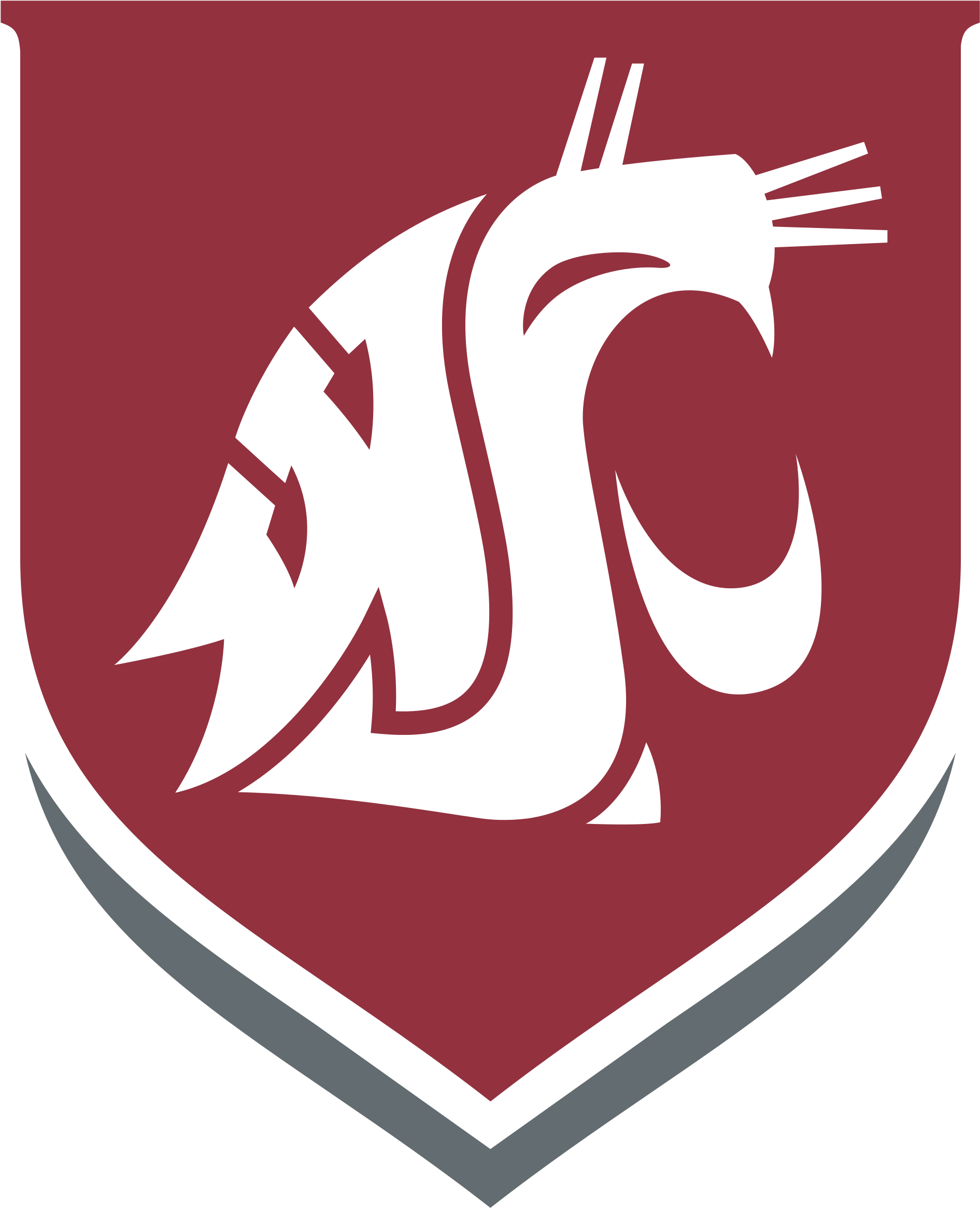 Washington State Cougars Logo Png Transparent - Washington State University (2400x2400), Png Download