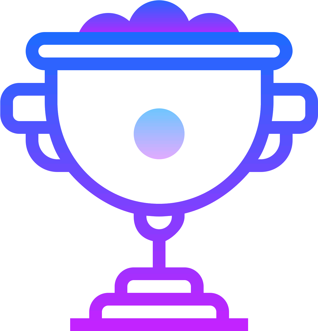 It's A Goblet-like Object With Two Handles - Awards Icon For Resume (1600x1600), Png Download