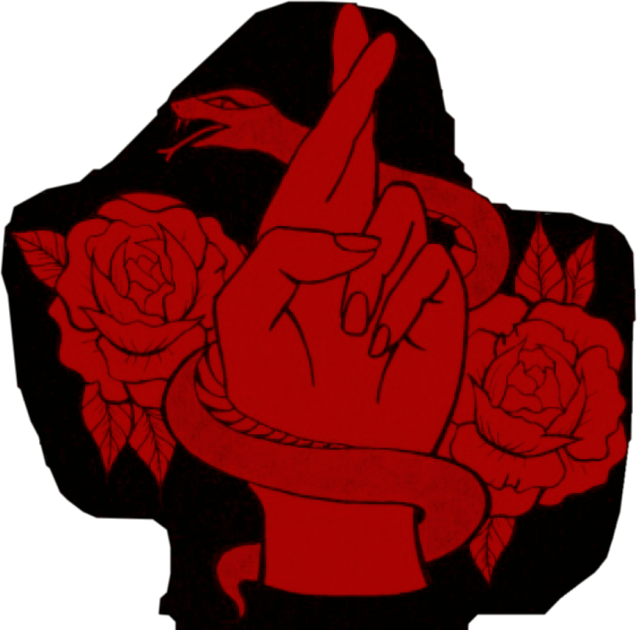 Aesthetic Tumblr 666 Gbc Goth Grunge Freetoedit - Grunge Flower Aesthetic Transparent (637x630), Png Download