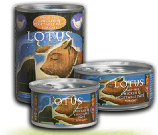 Lotus Chicken Canned Cat Food, 24 X 2.75 Oz (551x480), Png Download