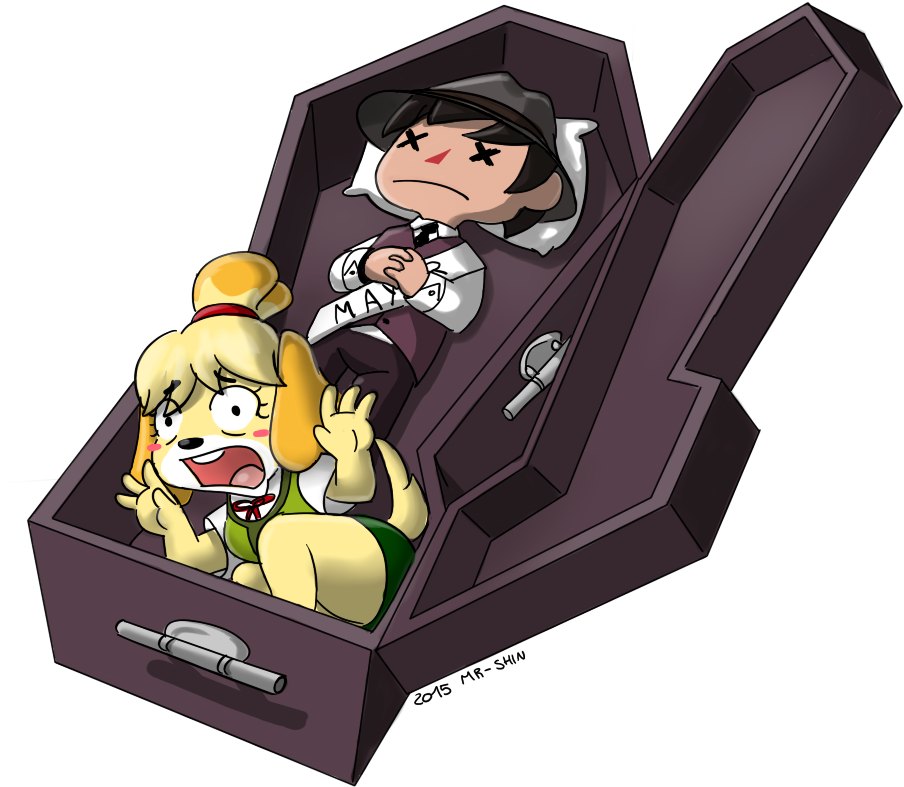 O15 Mr-shin - Animal Crossing Isabelle Love (1200x900), Png Download