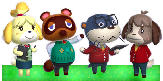 Happy Home Designer - Animal Crossing Character Designs (572x302), Png Download