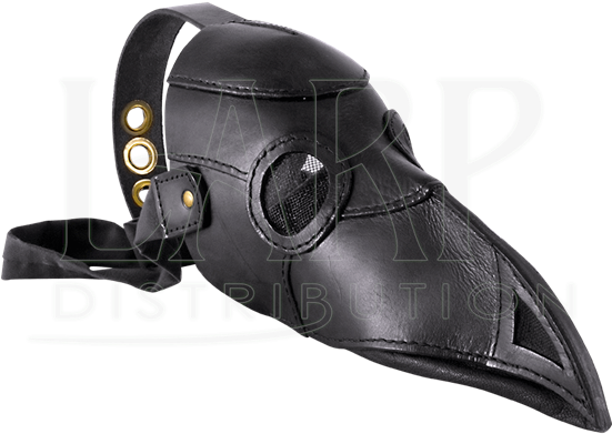 Leather Plague Doctor Mask - Larp Plague Doctor Mask (550x550), Png Download