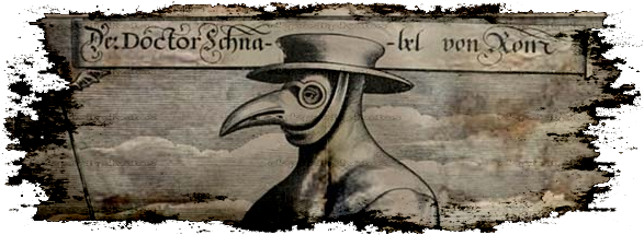 Picture Free Download Contest Close Plague Doctor By - Plague Doctor Necklace, Gothic, Horror Jewelry, Black (600x215), Png Download
