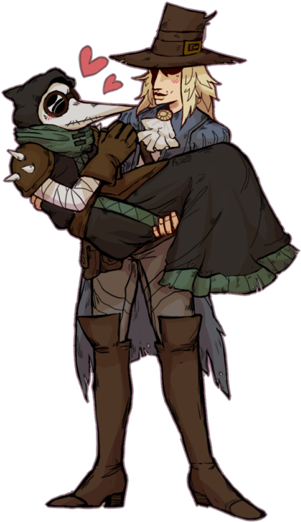 Plague Robber (496x750), Png Download