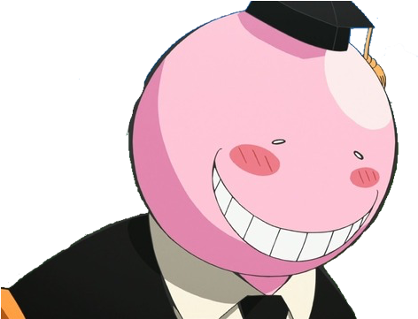 Koro Sensei Blushing - Assassination Classroom Korosensei Pink (640x360), Png Download