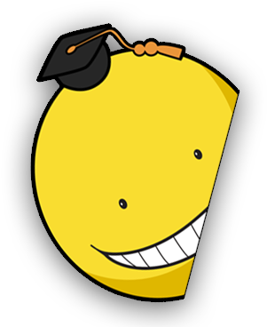Peeking Koro Sensei - Smiley (380x375), Png Download