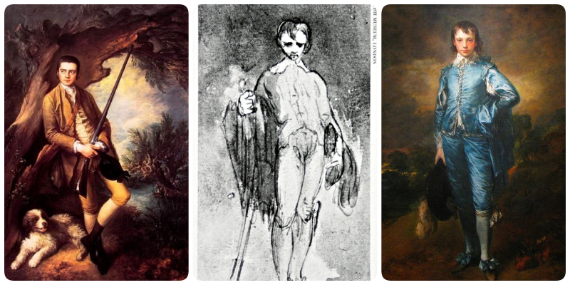 Gainsborough's Evolution Of Style - William Poyntz Of Midgham And His Dog Amber (800x400), Png Download