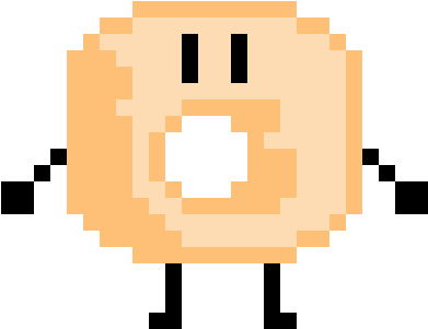 Donut - Pixel - Png Mario Bros Pixel (405x315), Png Download