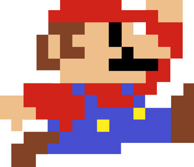 Author Comments - Super Mario 64 Bit (400x346), Png Download