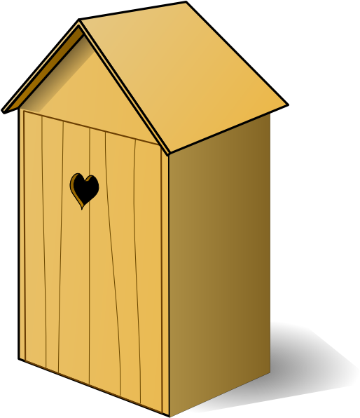 Free Vector Lowtec House Clip Art - Tool Shed Clipart (534x595), Png Download