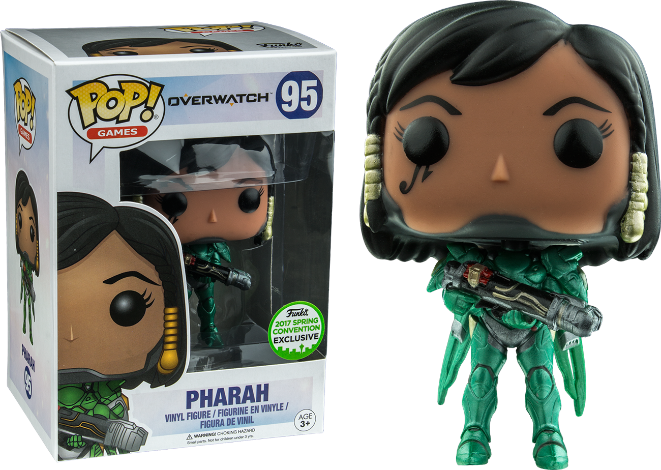 Exclusive Pharah Pop - Funko Pop Overwatch Pharah (1300x924), Png Download