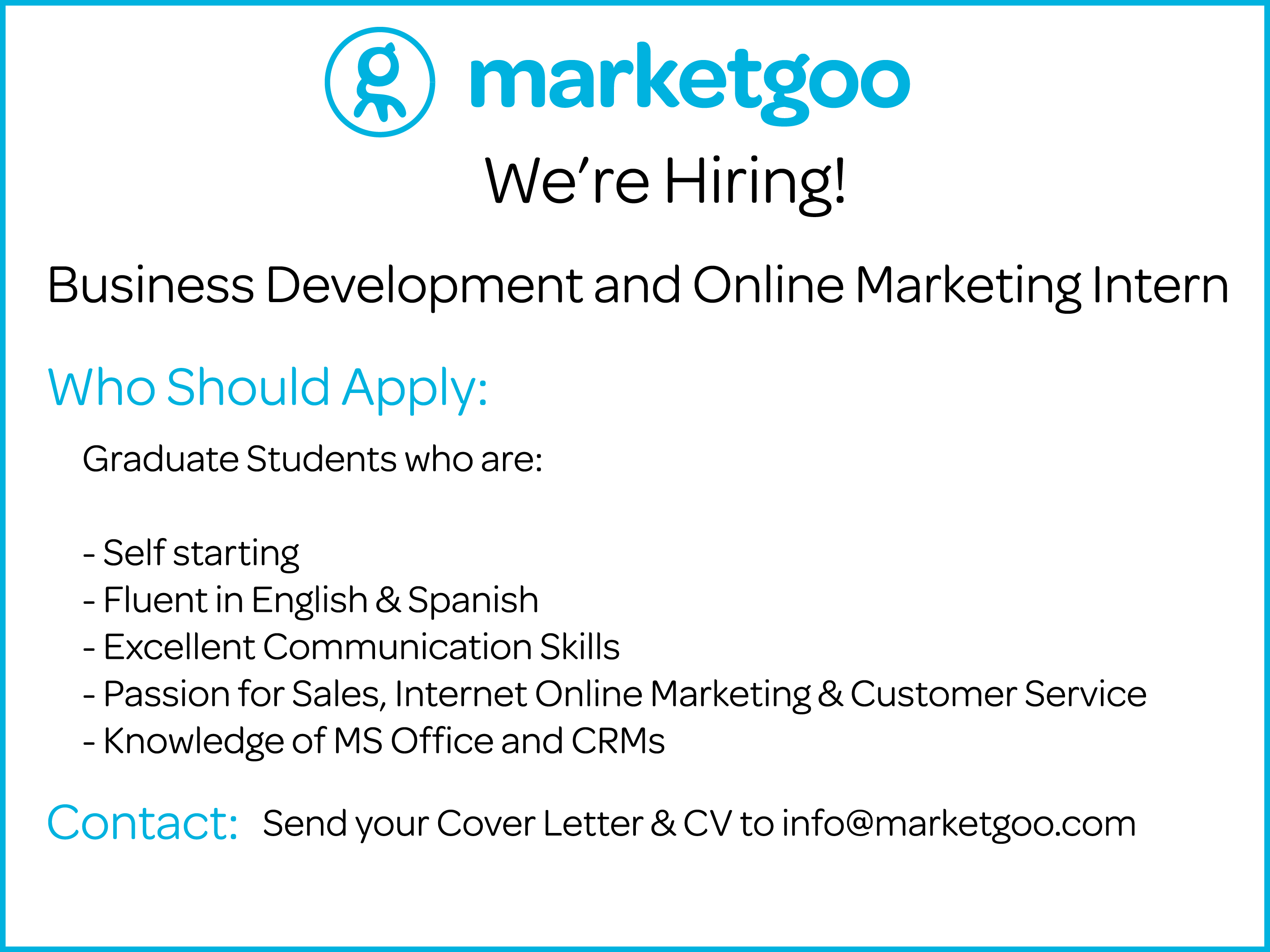 Biz Dev Internship - Marketgoo (2838x2127), Png Download