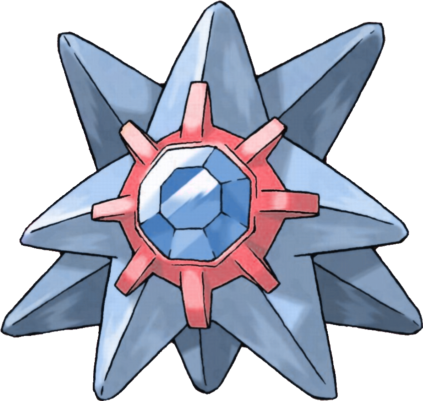 121 Starmie 1 Shiny - Starmie Pokemon (852x810), Png Download