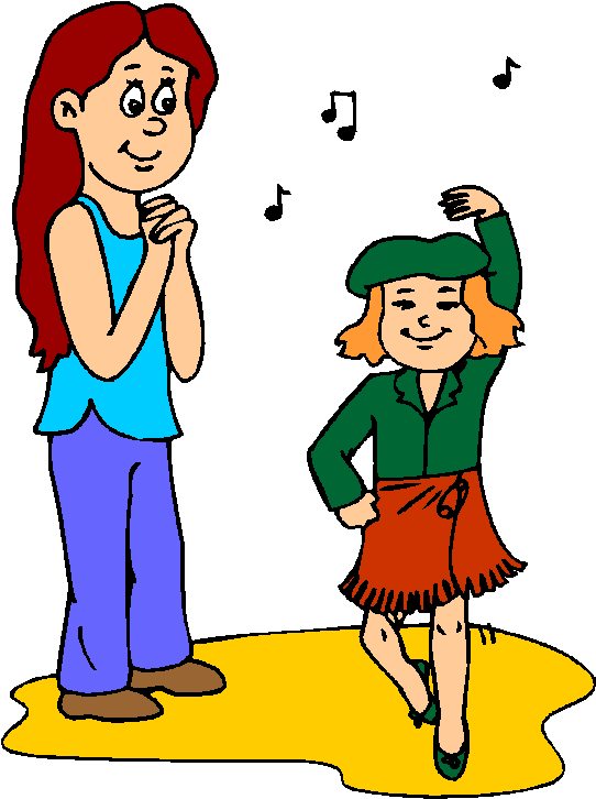 Gallery For Children Singing And Dancing Clip Art - Dance Teacher Clipart (569x736), Png Download