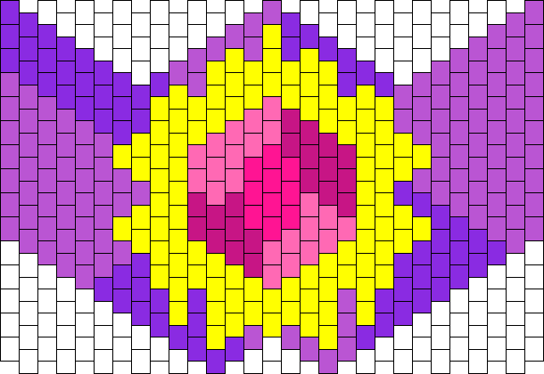 Kandi Mask Pokemon Starmie Bead Pattern - Pokemon Kandi Mask Patterns (610x420), Png Download