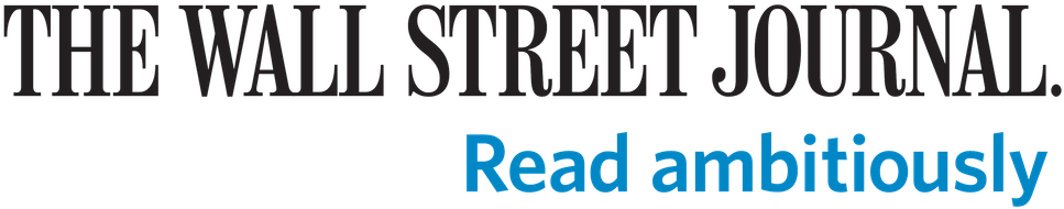 Wall Street Journal Clipart The Wall Street Journal - Wall Street Journal Read Ambitiously (899x187), Png Download