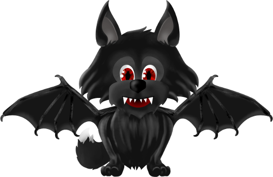 Chimera Pterolupus - Cartoon (536x347), Png Download