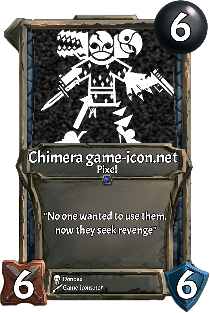[card] Chimera Game-icon - Blood (700x1041), Png Download