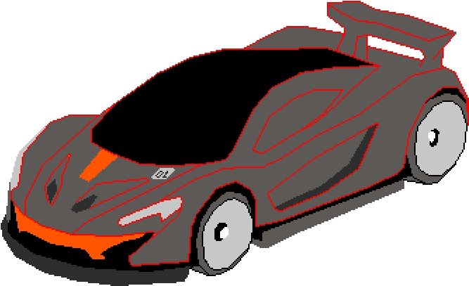 Lamborghini Drawing Mclaren P1 - Mclaren P1 (1000x550), Png Download