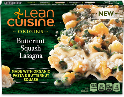 1 - Lean Cuisine Butternut Squash Lasagna (400x400), Png Download