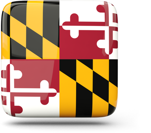 Maryland Flag Square (640x480), Png Download