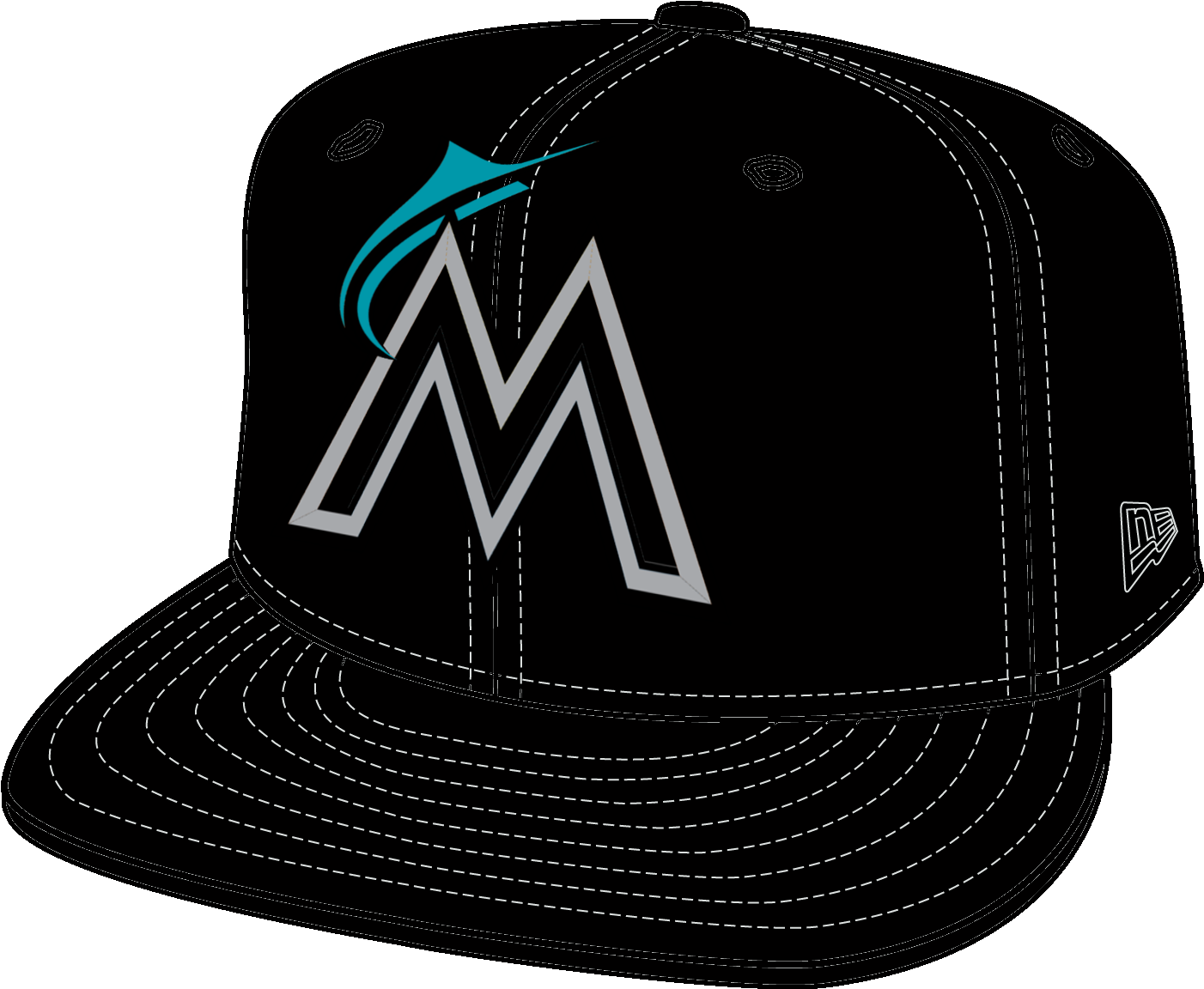 Drqmqlw - Miami Marlins New Era Mlb Youth (1468x1212), Png Download