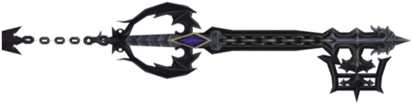 Keyblade-oblivion - Square Enix Kingdom Hearts Ii Play Arts Kai: Roxas (600x200), Png Download