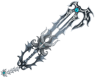Master Xehanort's Keyblade - Master Xehanort Keyblade (399x329), Png Download