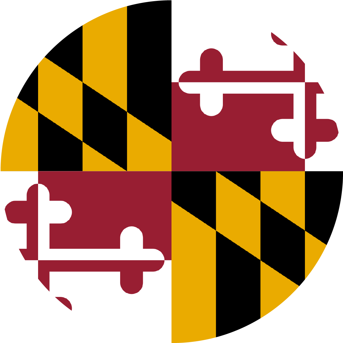 Maryland State Funding And Incentive Programs - Maryland State Flag (1200x1200), Png Download