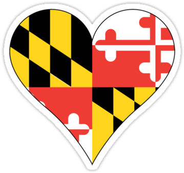 Maryland Day - Maryland State Flag (375x360), Png Download