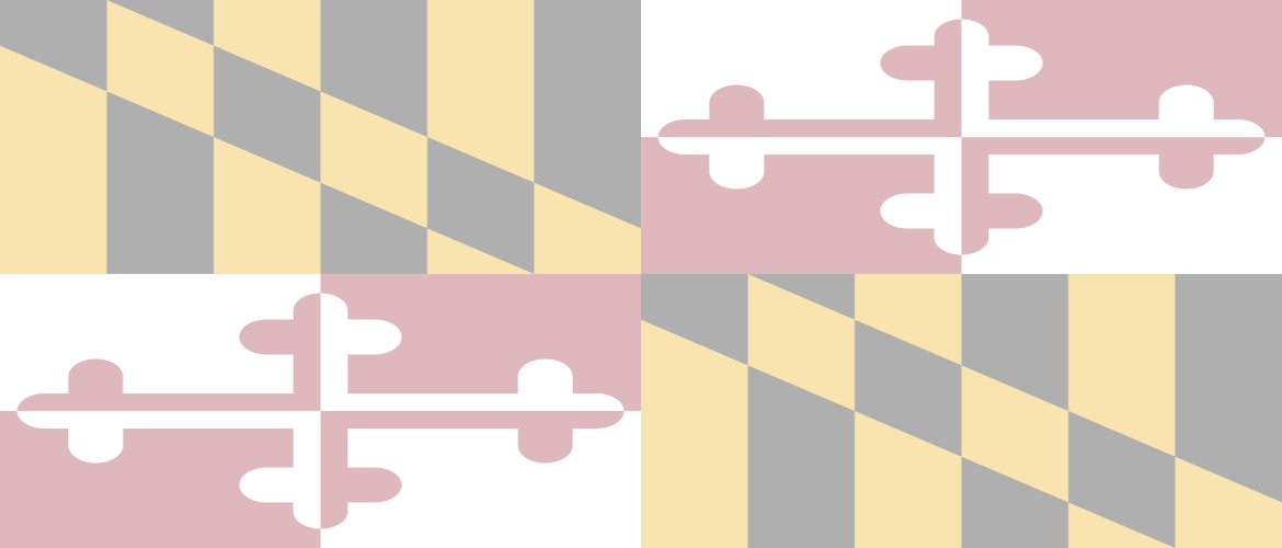 Computer Service Dundalk Md - Maryland State Flag (1170x500), Png Download