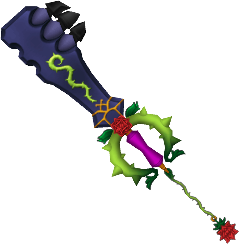 Kingdom Hearts 2 Keyblades Names Download - Kingdom Hearts Rumbling Rose (810x810), Png Download