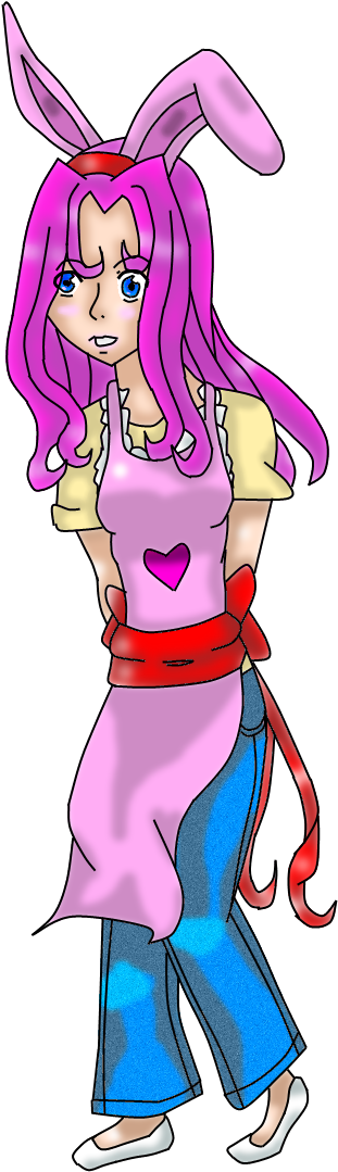 Keki Usagi, An Upbeat Girl Who Comes From Money, But - Minecraft (801x1196), Png Download