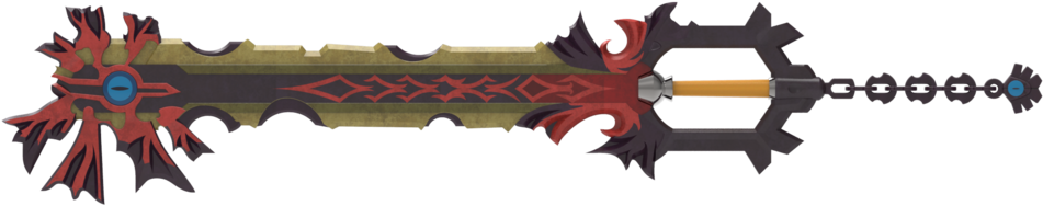 Load In 3d Viewer Uploaded By Anonymous - Chaos Ripper Keyblade (960x509), Png Download