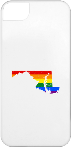 Maryland Rainbow Flag Lgbt Community Pride Lgbt Shirts - Note Cards (480x480), Png Download
