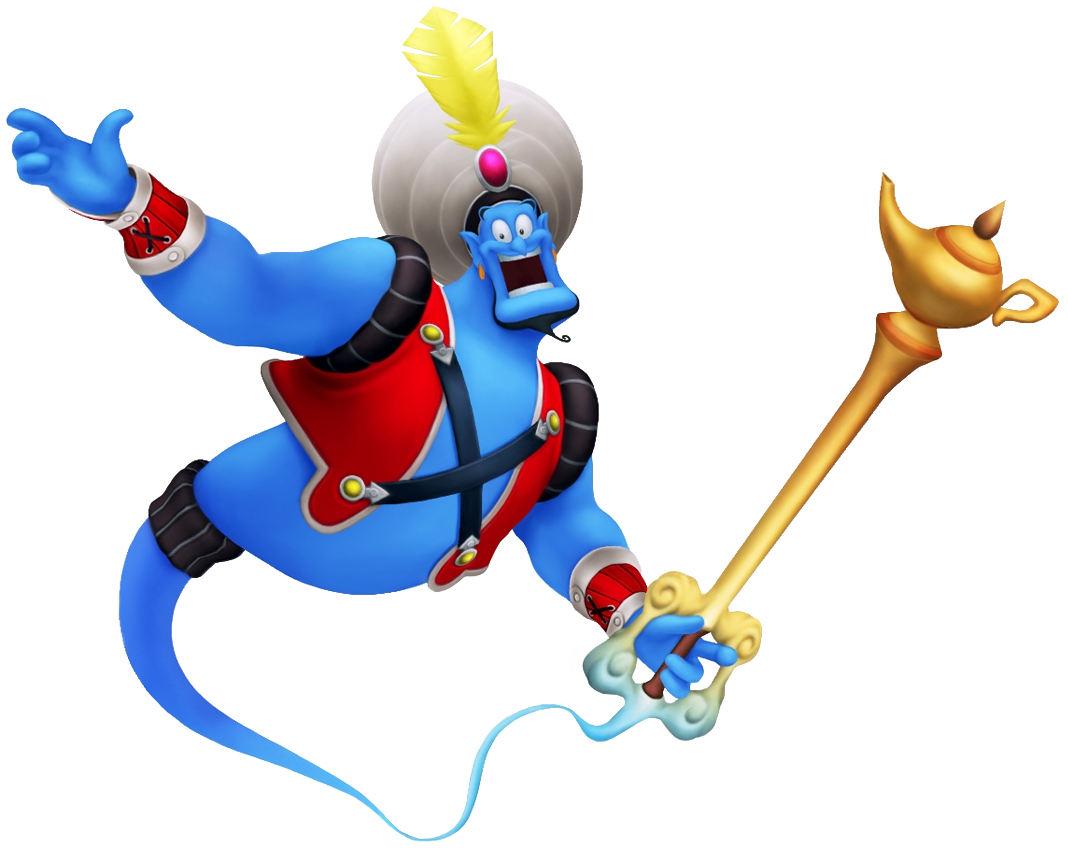 The Keyblade Still Looks Cool, I'll Give It That Much - Kingdom Hearts Genie Keyblade (1068x848), Png Download